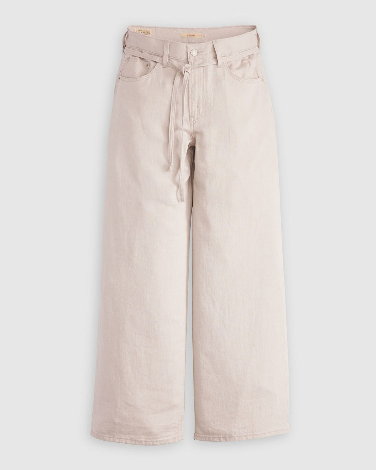 Levi's® Womens XL Straight Wide Leg Linen Trousers - Crystal Grey | Levi's® Chinos & Non-Denim Pants | JEANSTORE