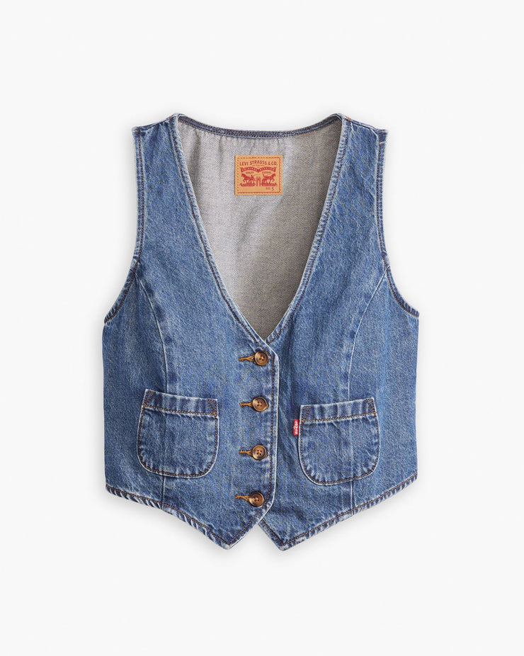 Levi's® Womens Tailored Denim Vest - Big Yikes