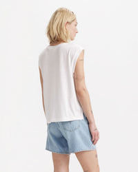 Levi's® Womens Boxy Tank Top - Slub White | Levi's® T Shirts | JEANSTORE