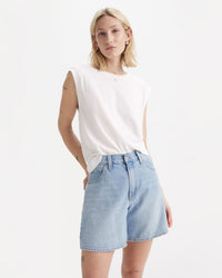 Levi's® Womens Boxy Tank Top - Slub White | Levi's® T Shirts | JEANSTORE