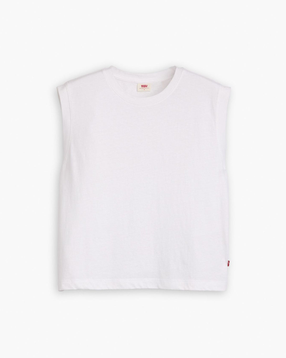 Levi's® Womens Boxy Tank Top - Slub White | Levi's® T Shirts | JEANSTORE