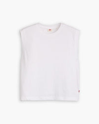 Levi's® Womens Boxy Tank Top - Slub White | Levi's® T Shirts | JEANSTORE