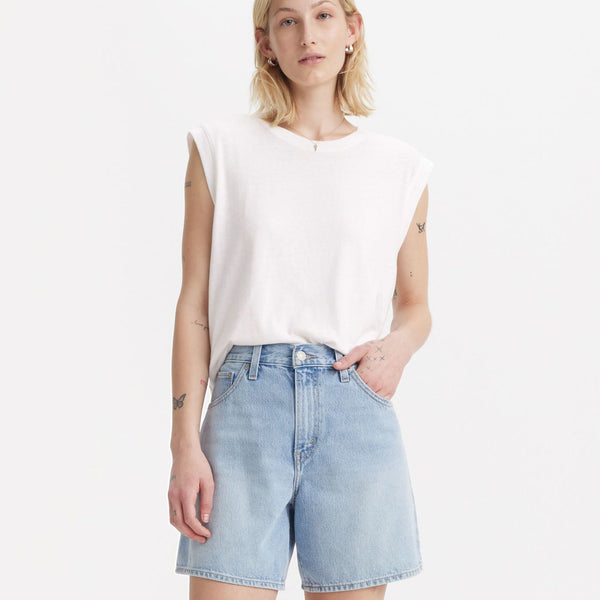 Levi's® Womens Boxy Tank Top - Slub White | Levi's® T Shirts | JEANSTORE