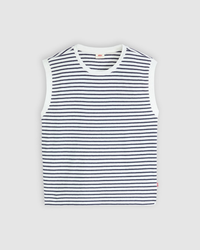 Levi's® Womens Boxy Tank Top - Emmi Stripe Peacoat Slub | Levi's® T Shirts | JEANSTORE