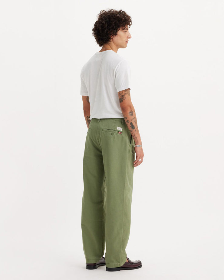 Levi's® XX Chino Loose Straight Mens Pleated Herringbone Pants - Four Leaf Clover