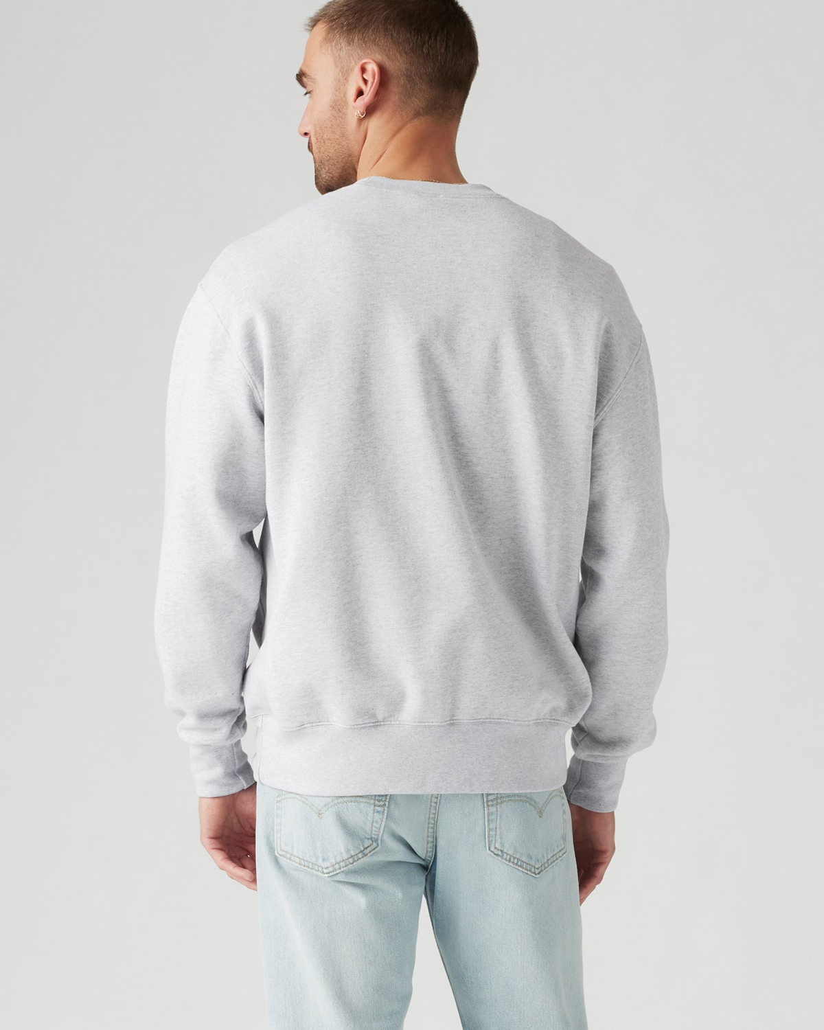 Levi's® Authentic Crew Sweat - Light Grey Heather | Levi's® Sweaters & Knitwear | JEANSTORE