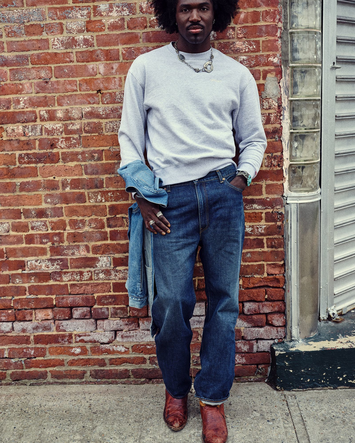 Levi's® Authentic Crew Sweat - Light Grey Heather | Levi's® Sweaters & Knitwear | JEANSTORE