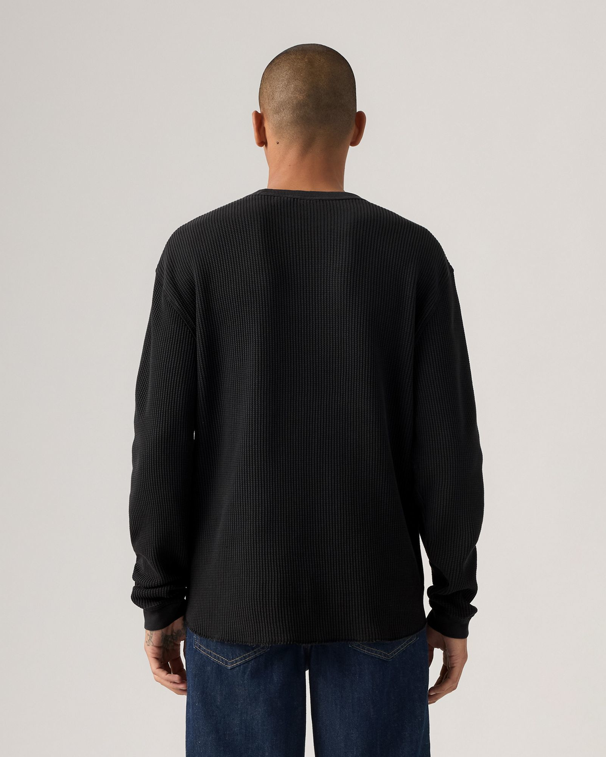 Levi's® L/S Relaxed Thermal Tee - Mineral Black GD | Levi's® T Shirts | JEANSTORE