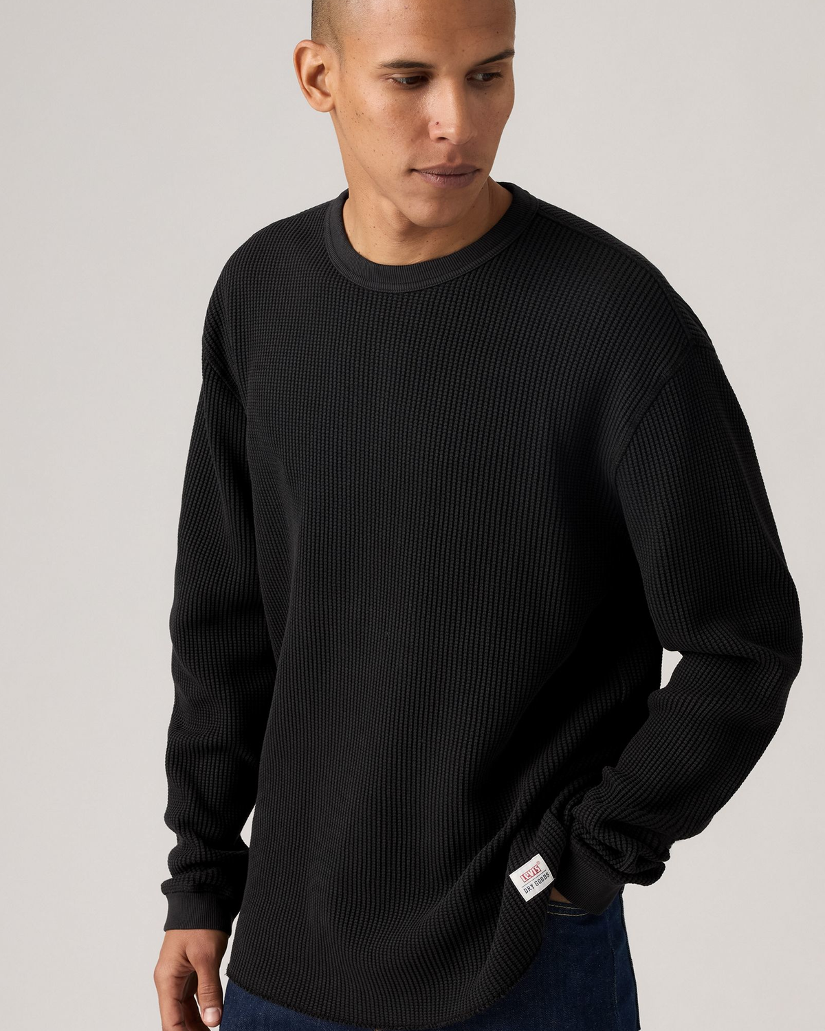 Levi's® L/S Relaxed Thermal Tee - Mineral Black GD | Levi's® T Shirts | JEANSTORE