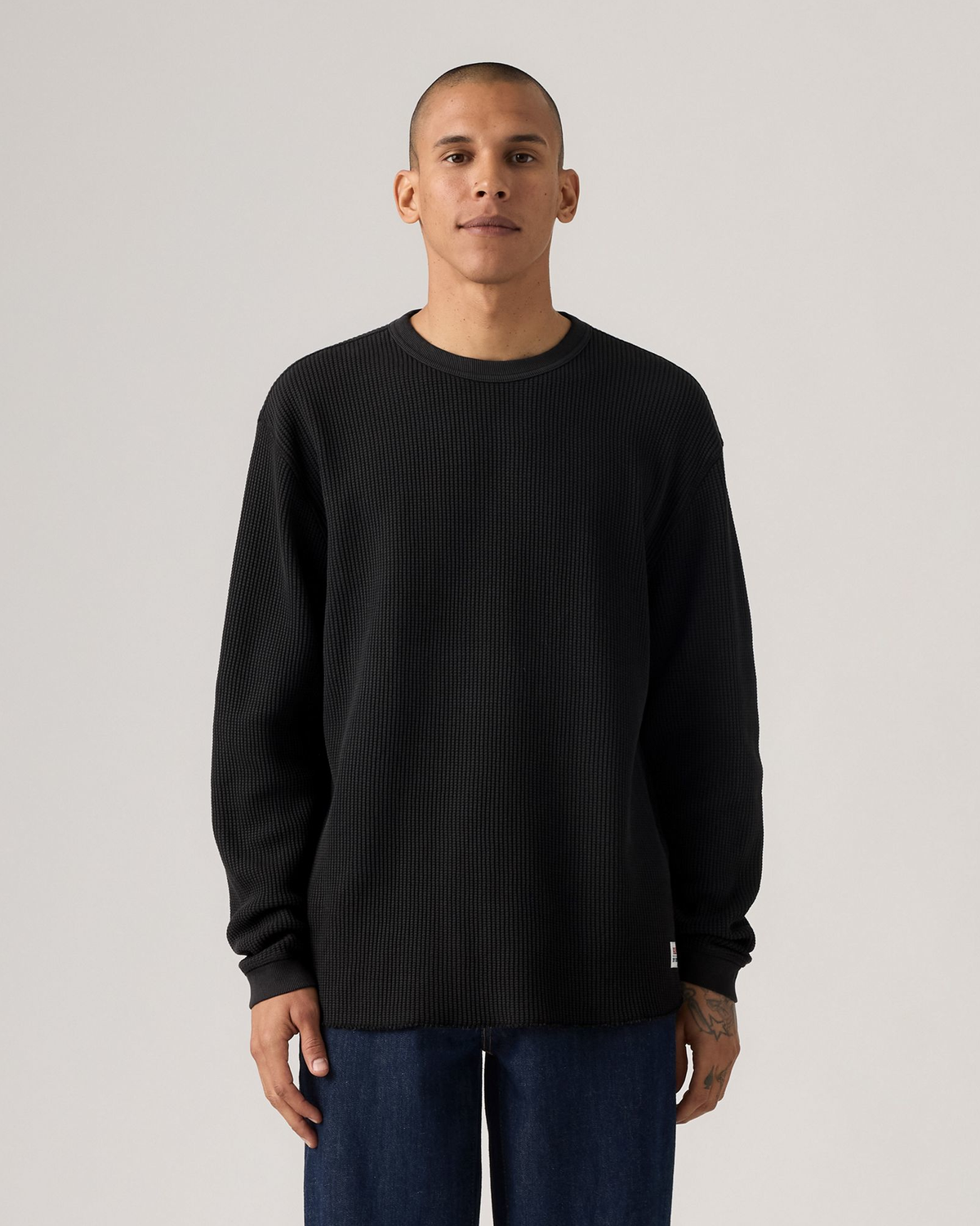 Levi's® L/S Relaxed Thermal Tee - Mineral Black GD | Levi's® T Shirts | JEANSTORE