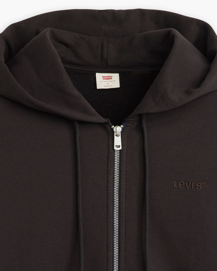 Levi's® Authentic Full Zip Hoodie - Black Agate GD | Levi's® Sweaters & Knitwear | JEANSTORE
