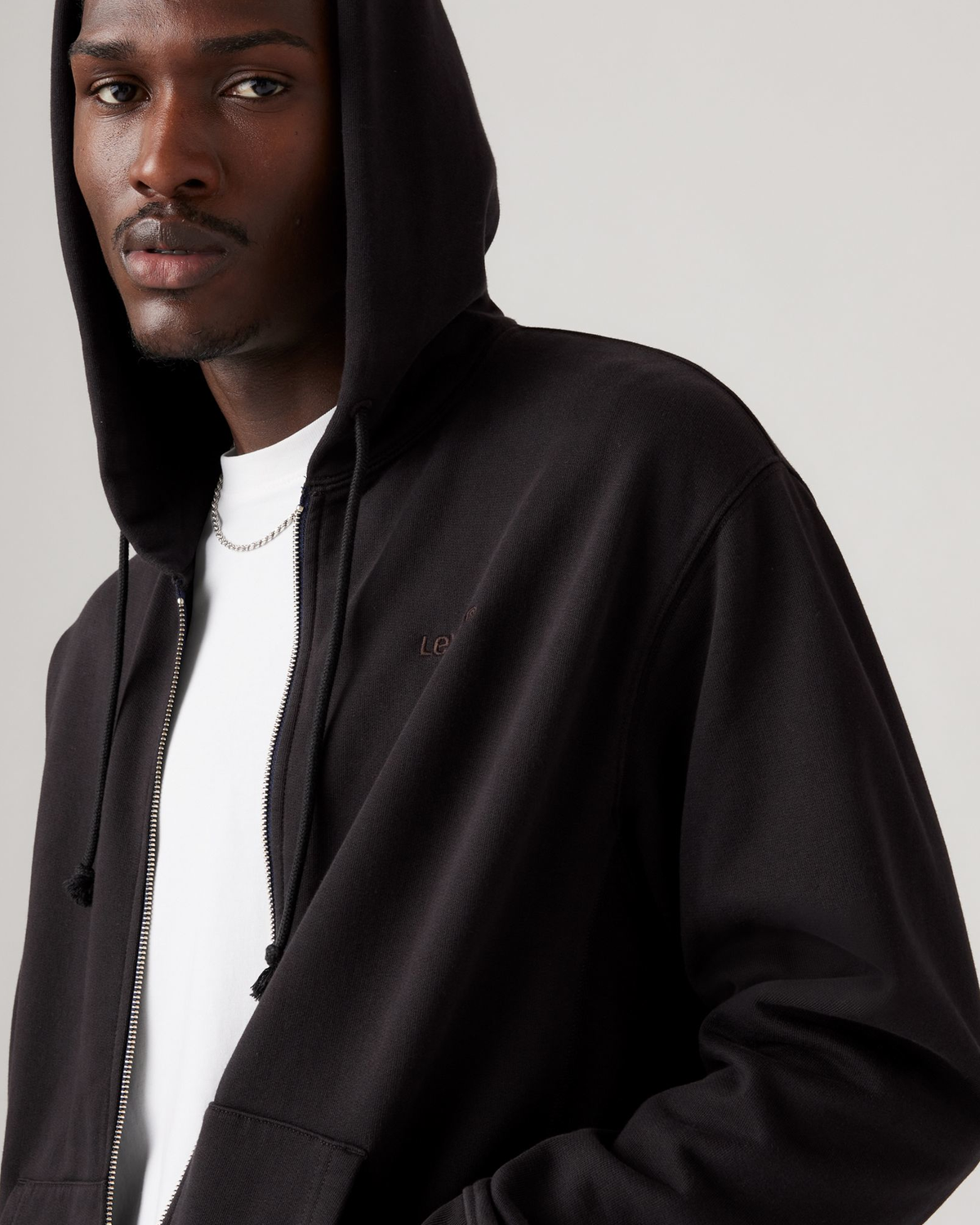 Levi's® Authentic Full Zip Hoodie - Black Agate GD | Levi's® Sweaters & Knitwear | JEANSTORE