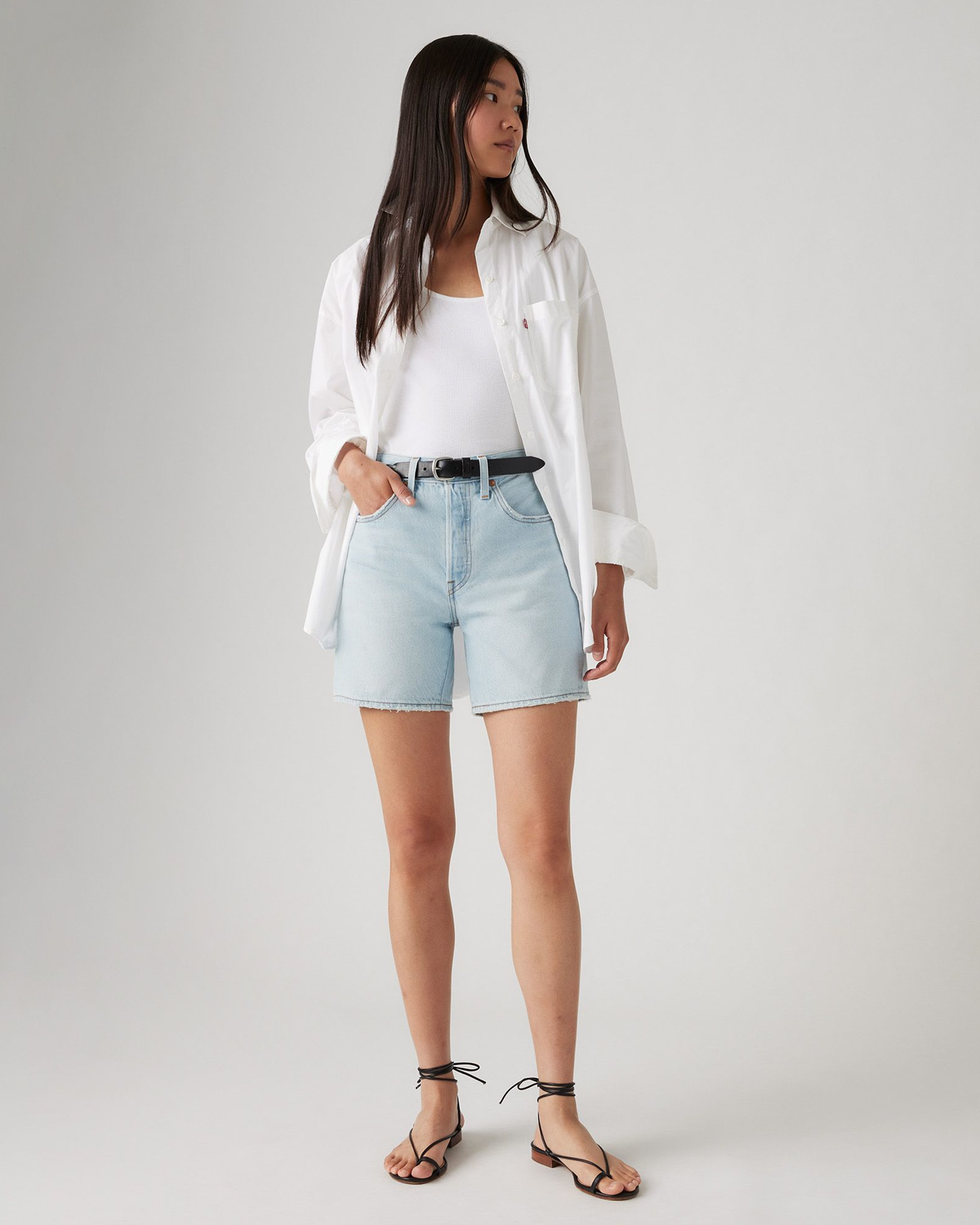 Levi's® Womens 501 Mid-Thigh Lightweight Shorts - Make Memorable | Levi's® Shorts | JEANSTORE