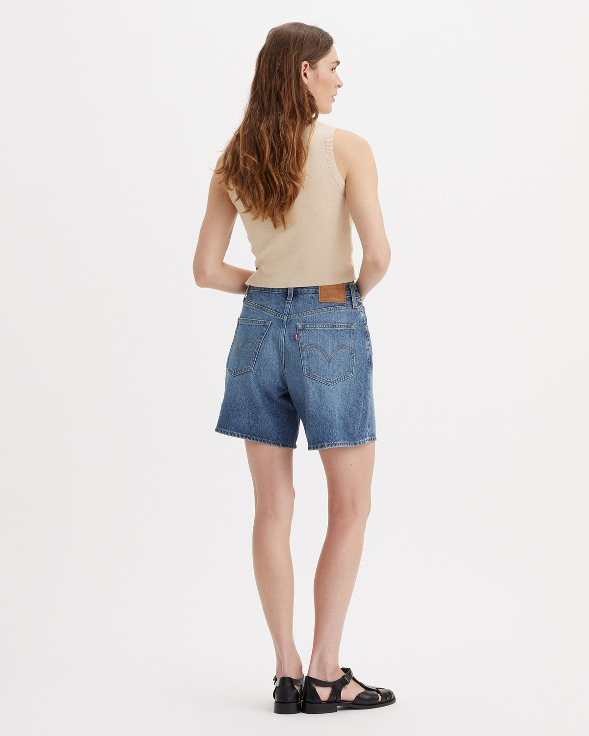 Levi's® Womens High Baggy Shorts - Worn Memory | Levi's® Shorts | JEANSTORE