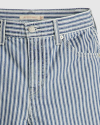Levi's® Womens High Baggy Shorts - Mischa Stripe Denim | Levi's® Shorts | JEANSTORE