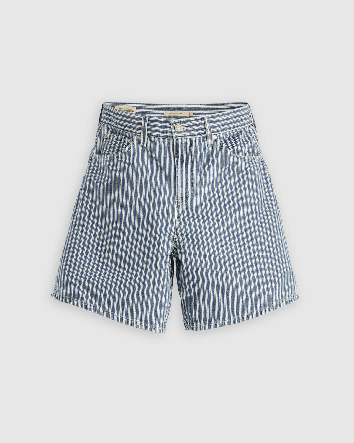 Levi's® Womens High Baggy Shorts - Mischa Stripe Denim | Levi's® Shorts | JEANSTORE