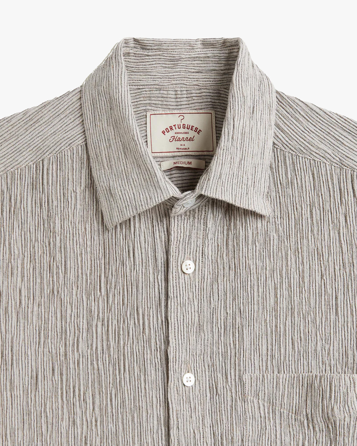 Portuguese Flannel S/S Aaron Shirt - Sand