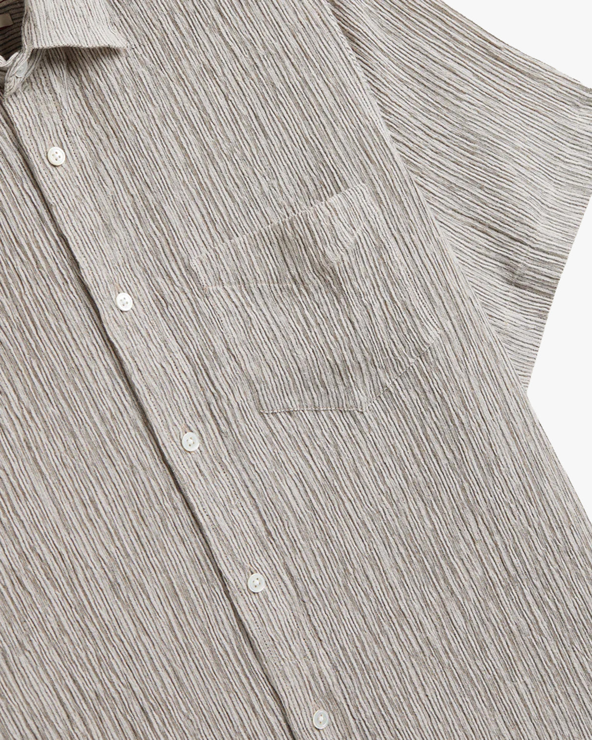 Portuguese Flannel S/S Aaron Shirt - Sand