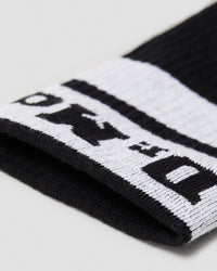 Dr Martens Athletic Logo Organic Cotton Blend Socks - Black / White | Dr Martens Socks | JEANSTORE