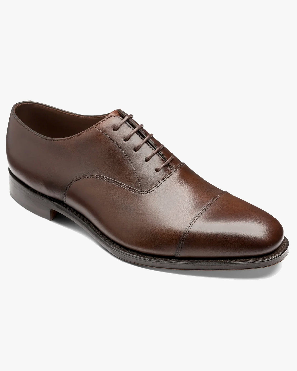 Loake 1880 Classic Aldwych Toe-Cap Oxford Shoe - Dark Brown | Loake Shoemakers Shoes | JEANSTORE