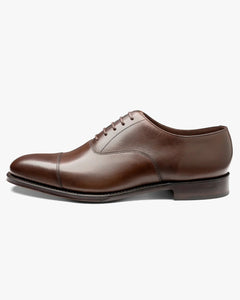 Loake 1880 Classic Aldwych Toe-Cap Oxford Shoe - Dark Brown