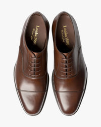 Loake 1880 Classic Aldwych Toe-Cap Oxford Shoe - Dark Brown | Loake Shoemakers Shoes | JEANSTORE