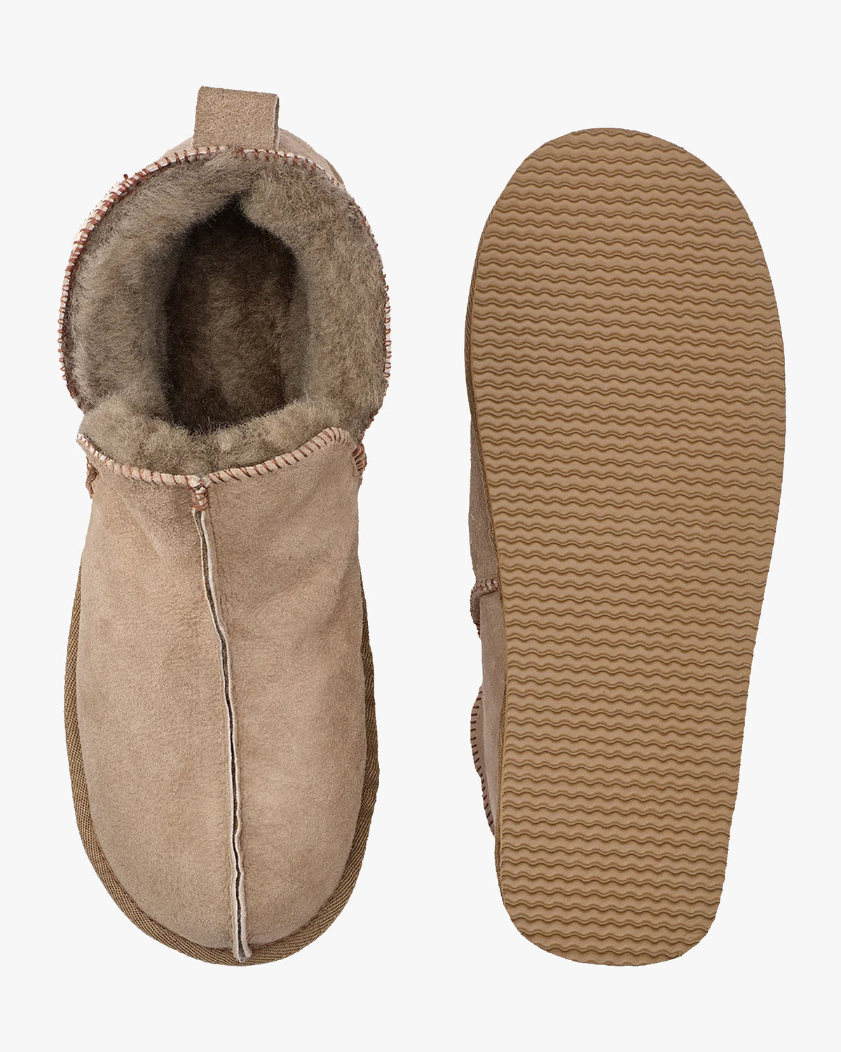 Shepherd® Of Sweden Anton Sheepskin Slippers - Stone