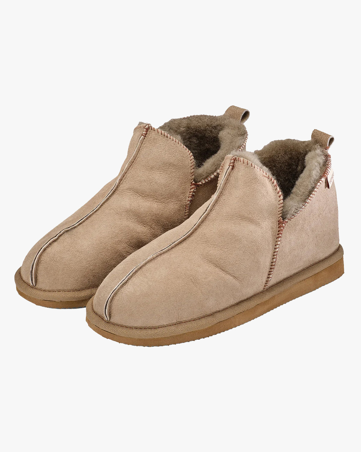Shepherd® Of Sweden Anton Sheepskin Slippers - Stone