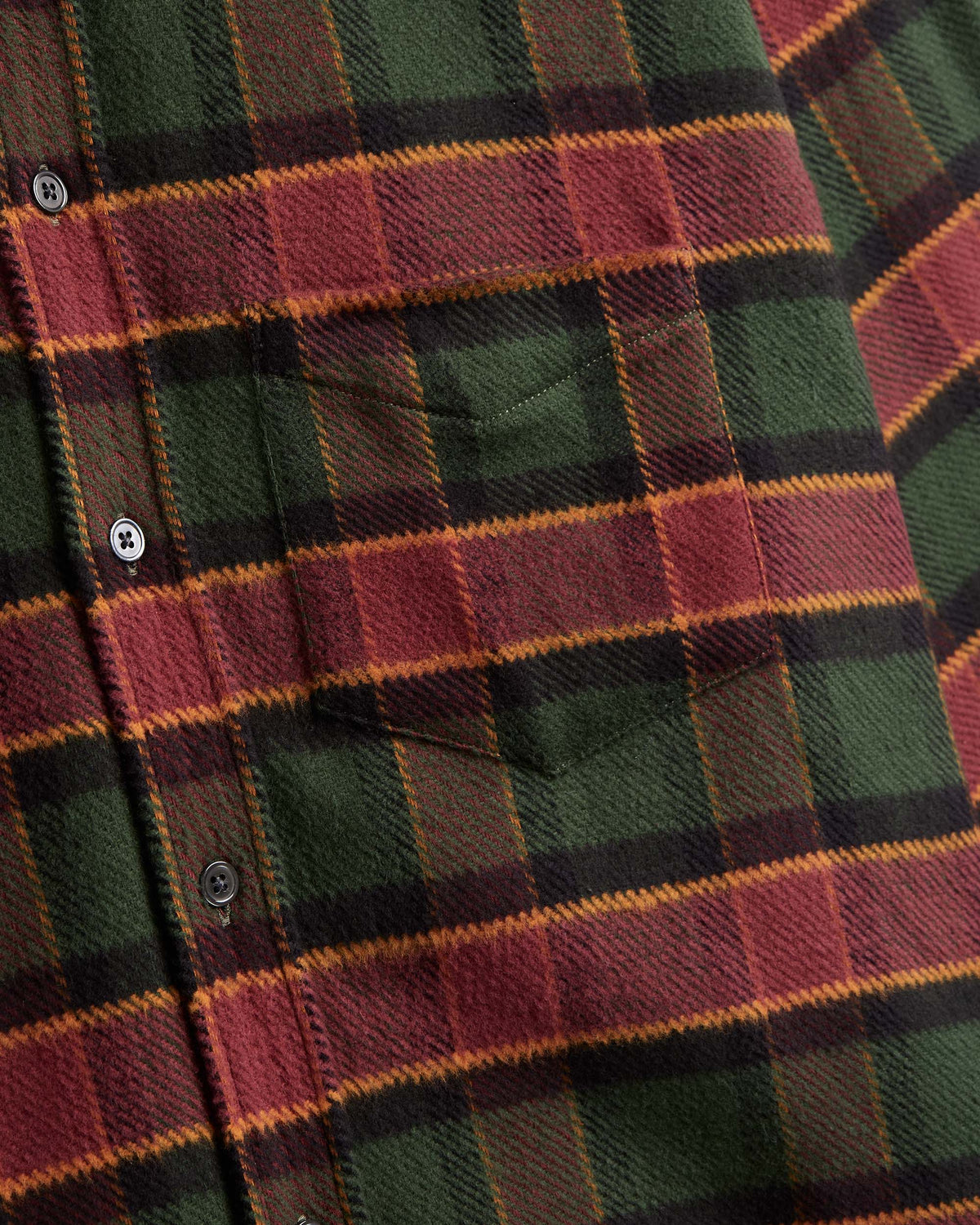 Portuguese Flannel Argila Shirt - Green / Red