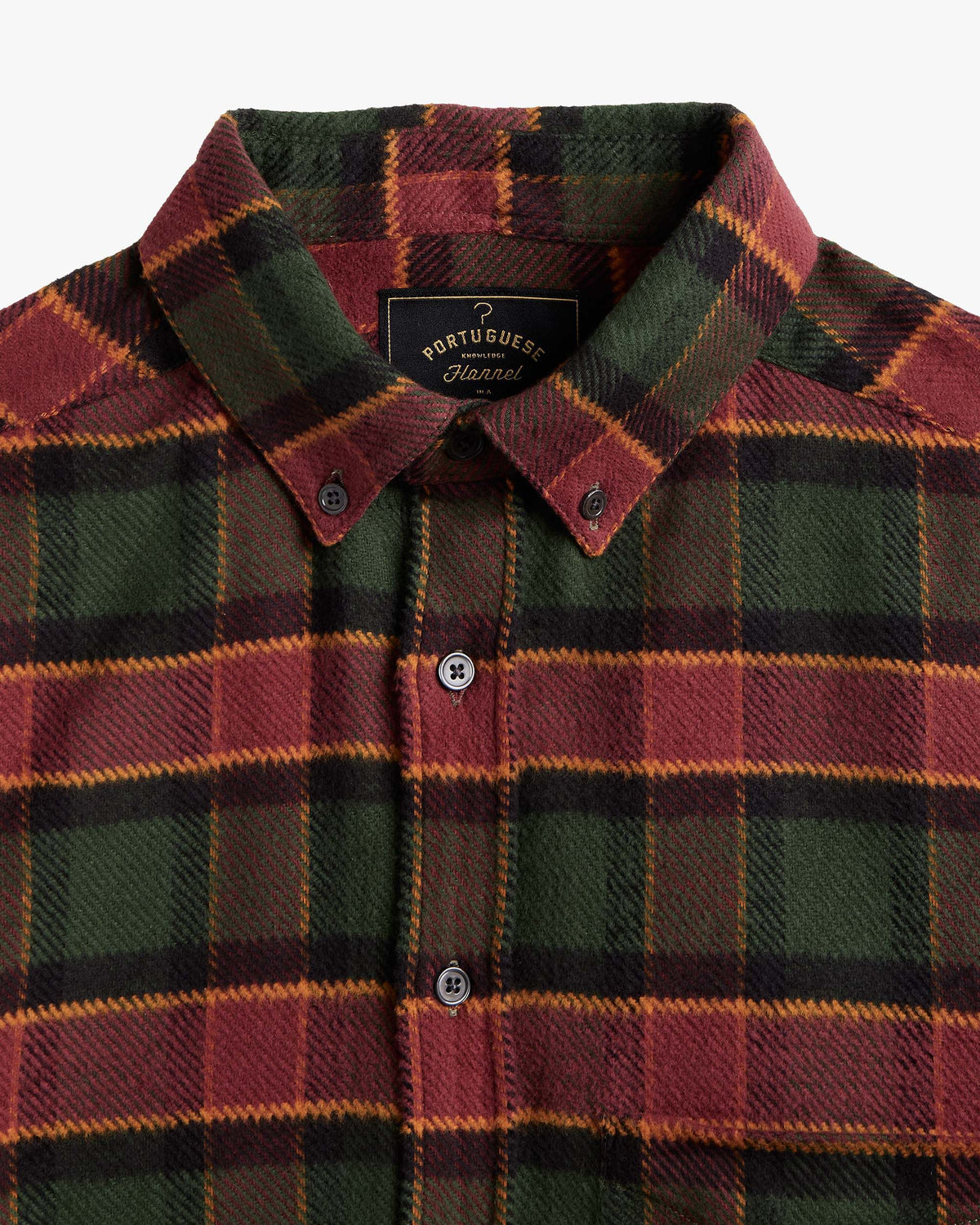 Portuguese Flannel Argila Shirt - Green / Red