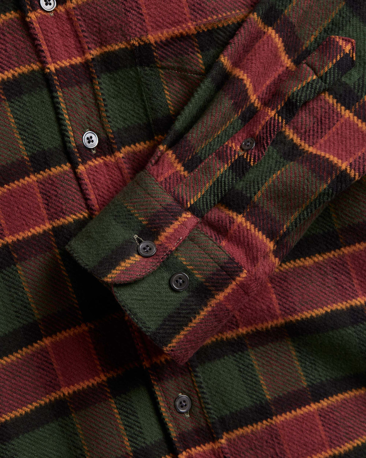 Portuguese Flannel Argila Shirt - Green / Red