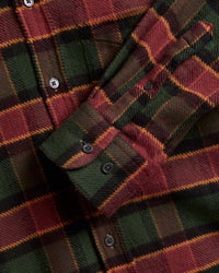 Portuguese Flannel Argila Shirt - Green / Red