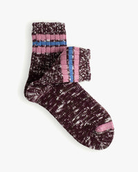 Thunders Love Athletic Collection Socks - Burgundy / Pink | Thunders Love Socks | JEANSTORE