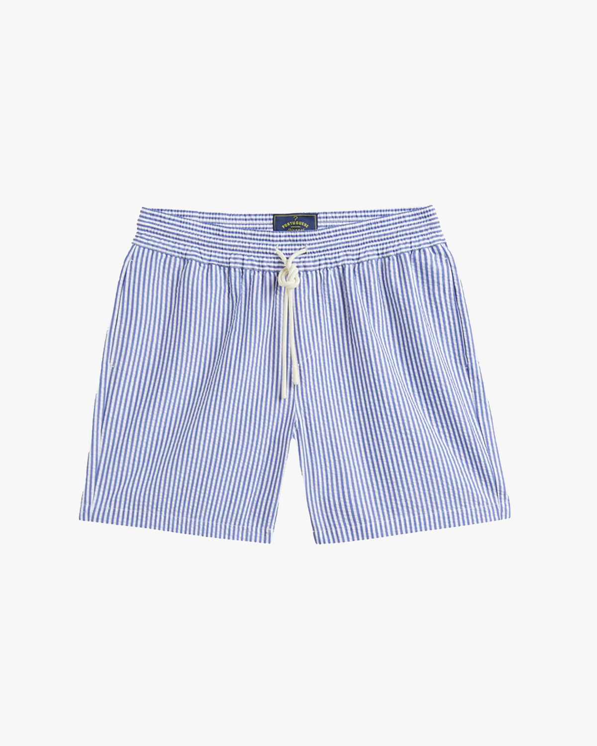 Portuguese Flannel Atlantico Stripe Shorts - Blue