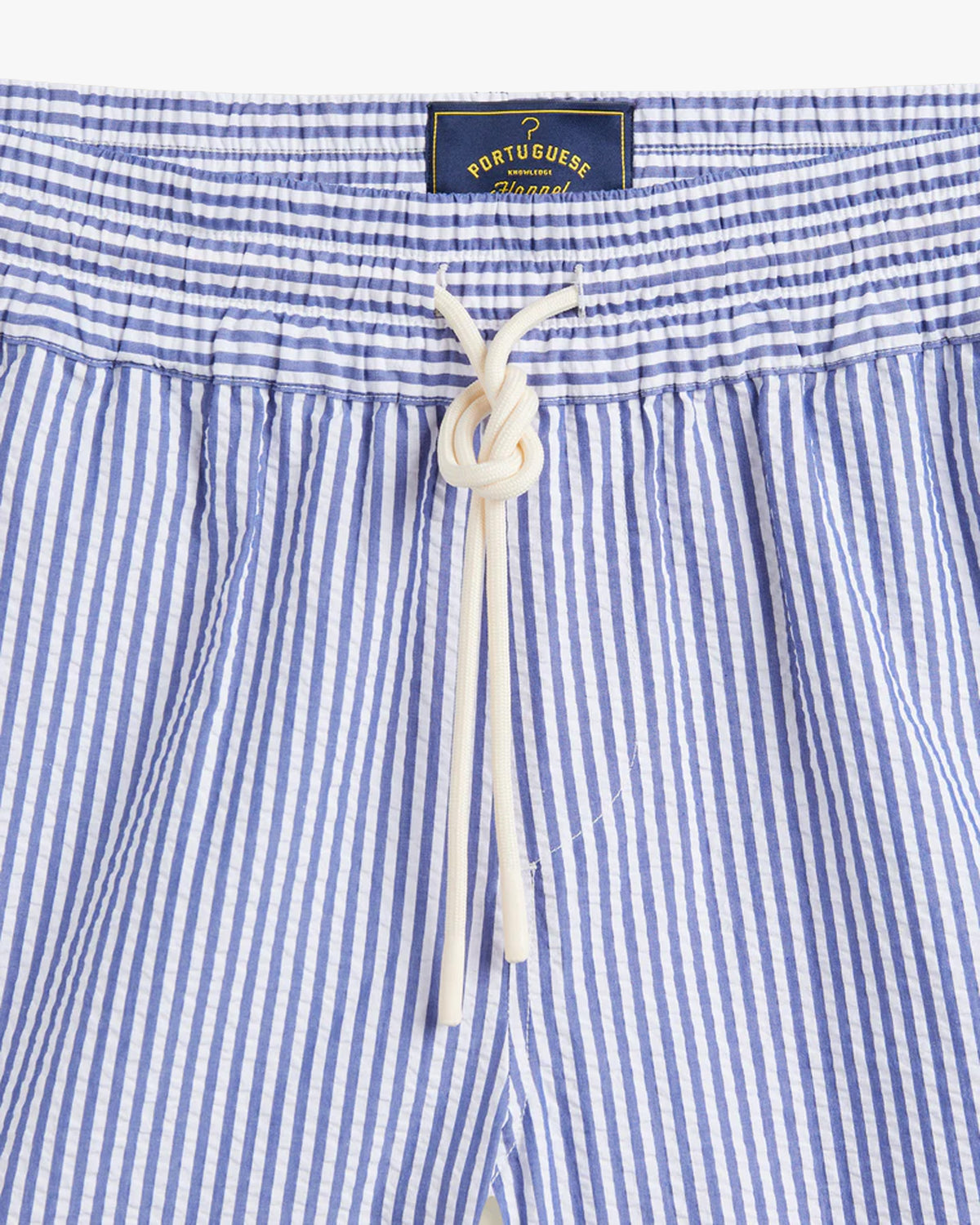 Portuguese Flannel Atlantico Stripe Shorts - Blue