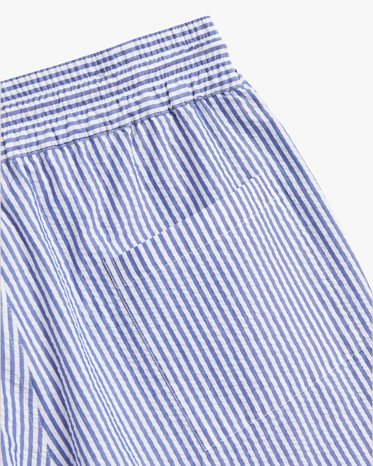 Portuguese Flannel Atlantico Stripe Shorts - Blue