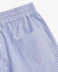 Portuguese Flannel Atlantico Stripe Shorts - Blue