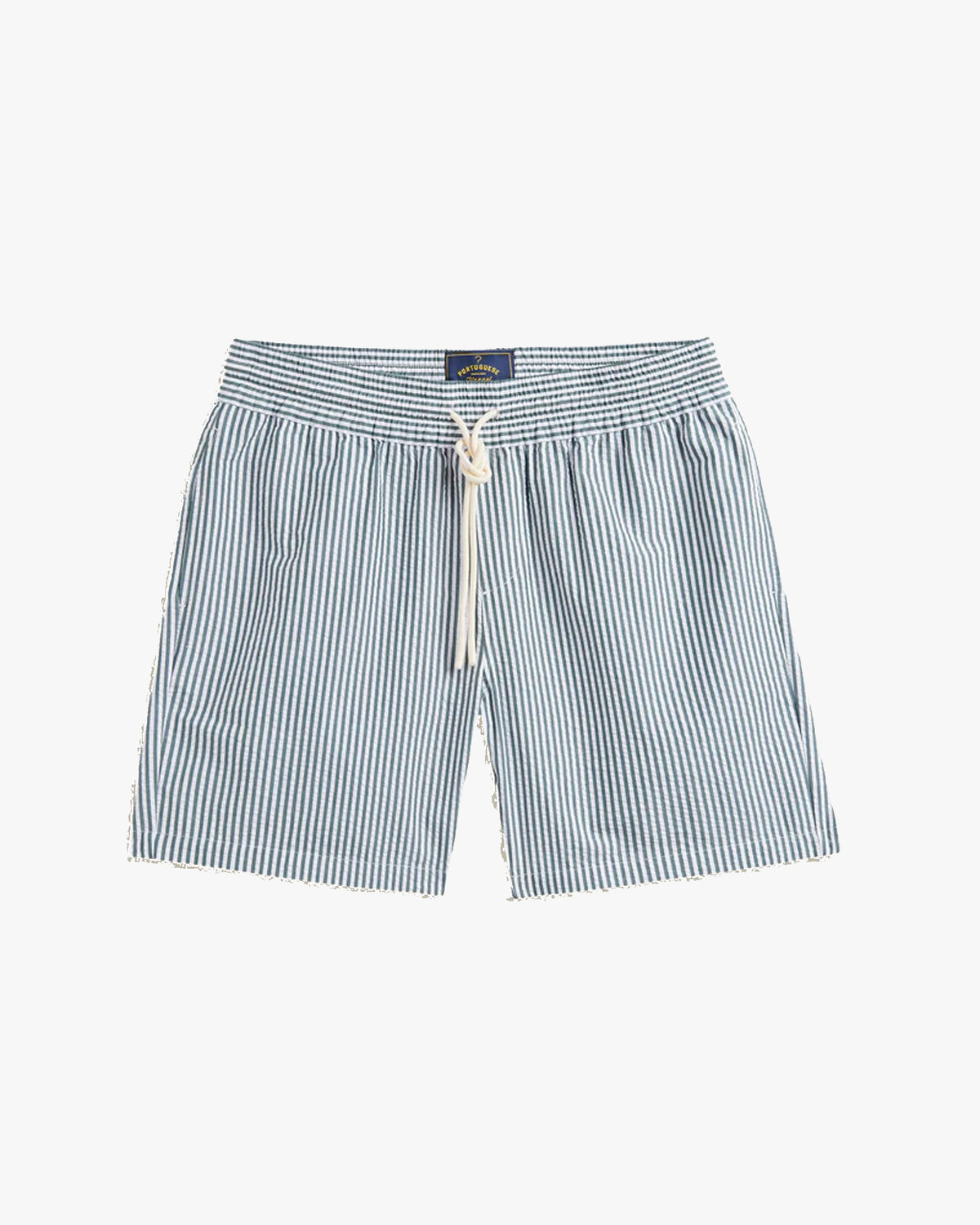 Portuguese Flannel Atlantico Stripe Shorts - Green