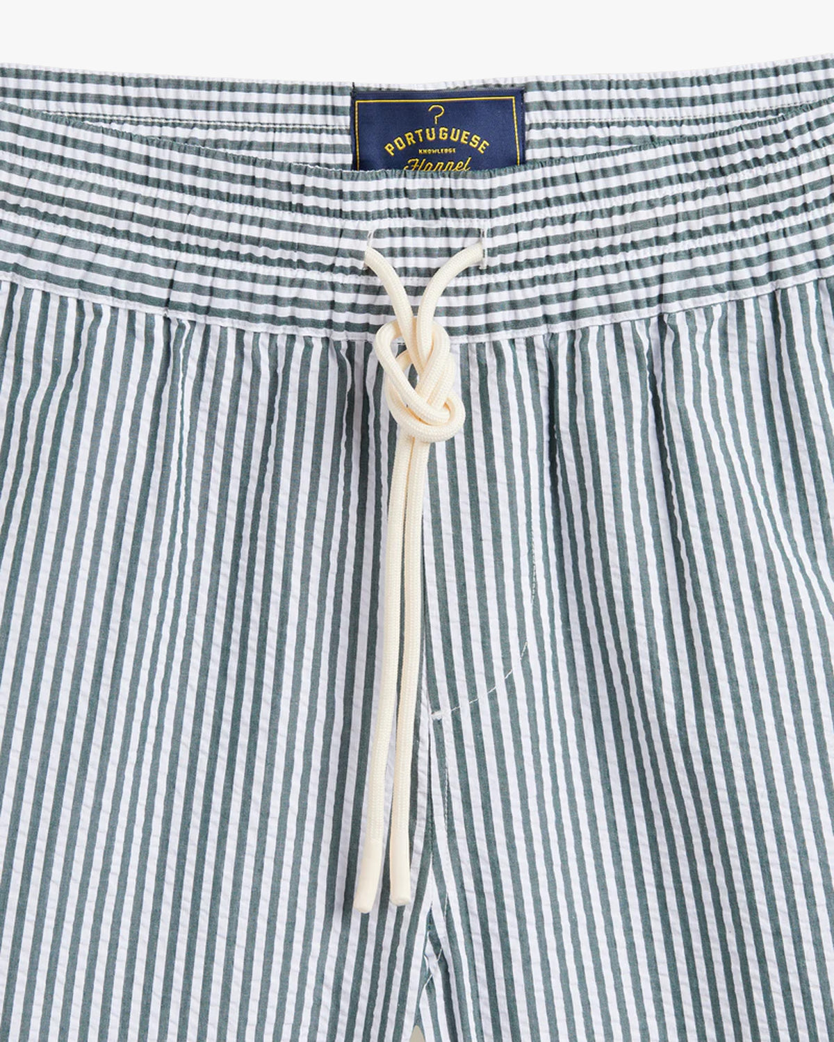 Portuguese Flannel Atlantico Stripe Shorts - Green