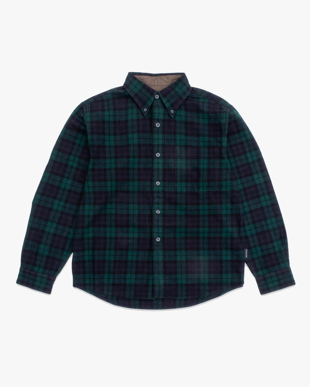 Pendleton Lined Collar BD Shirt - Black Watch Tartan