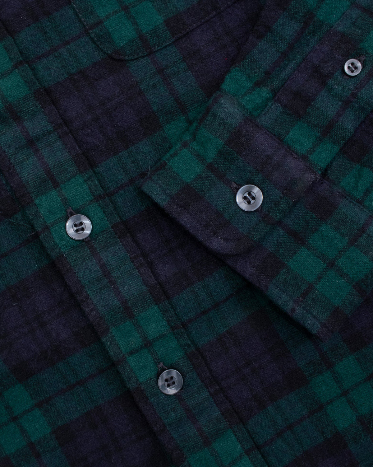 Pendleton Lined Collar BD Shirt - Black Watch Tartan