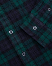 Pendleton Lined Collar BD Shirt - Black Watch Tartan
