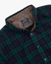 Pendleton Lined Collar BD Shirt - Black Watch Tartan
