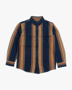 Pendleton Weston Flannel Shirt - Navy Multi Stripe