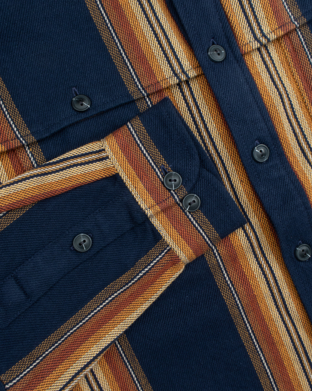 Pendleton Weston Flannel Shirt - Navy Multi Stripe