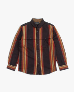 Pendleton Weston Flannel Shirt - Brown Multi Stripe