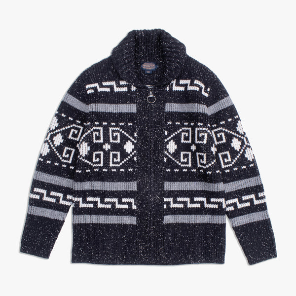 Pendleton Original Westerley Lambswool Sweater - Black Donegal | Pendleton Sweaters & Knitwear | JEANSTORE