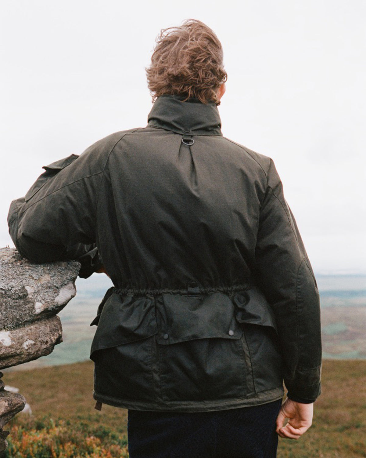 Barbour x Norbit Ripstop Waxed Jacket - Archive Olive