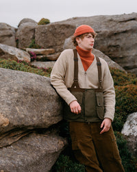 Barbour x Norbit Boucle Cardigan - Oatmeal