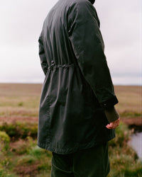 Barbour x Norbit Long Waxed Jacket - Sage | Barbour Jackets & Coats | Jeanstore